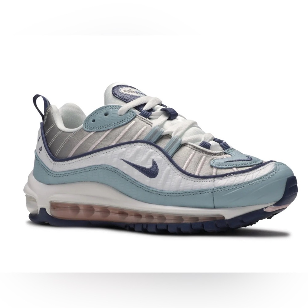 Nike Air Max 98 Light Blue and White OCEAN BLUE Shoes